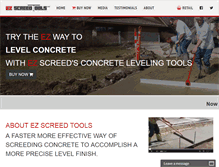 Tablet Screenshot of ezscreedtools.com